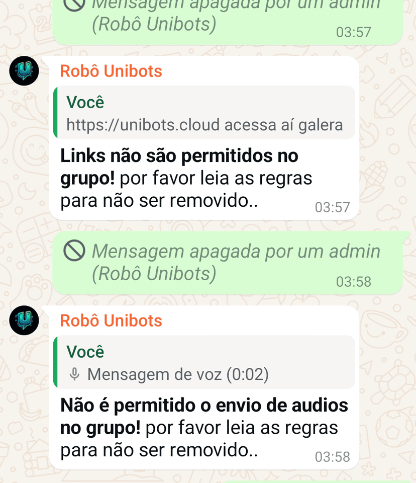 Recurso de Controle de Grupo